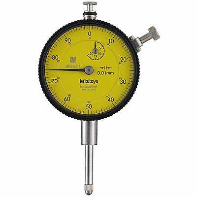 Dial Indicator 0 to 20 mm Yellow MPN:2050A-01