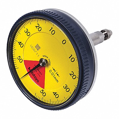 Dial Indicator 0 to 0.1mm Range White MPN:2960A