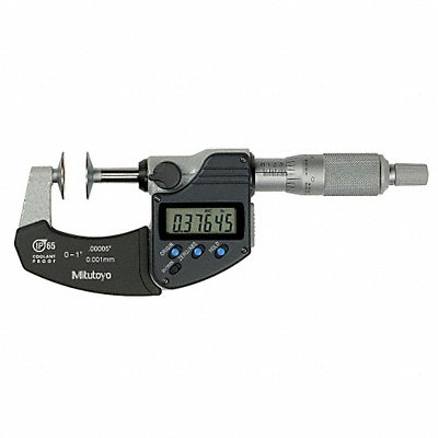 Digital Disk Micrometer 0-1 In 0.00005In MPN:323-350-30