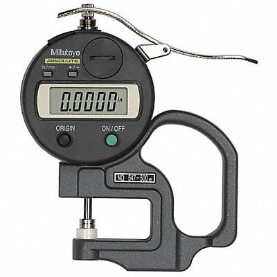 Digital Thickness Gauge Acc +/-0.001 in MPN:547-500S