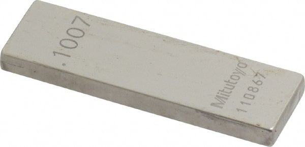 Rectangle Steel Gage Block: 0.1007