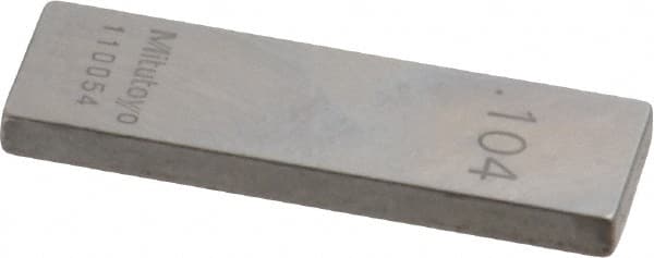 Rectangle Steel Gage Block: 0.104