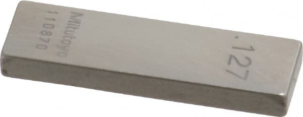 Rectangle Steel Gage Block: 0.127