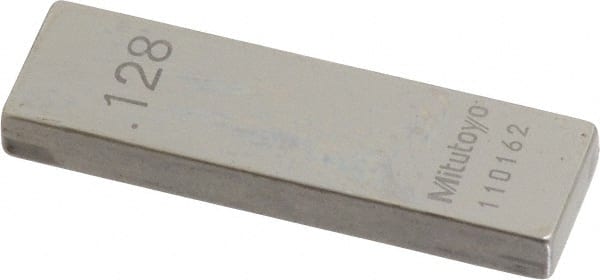 Rectangle Steel Gage Block: 0.128