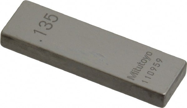 Rectangle Steel Gage Block: 0.135