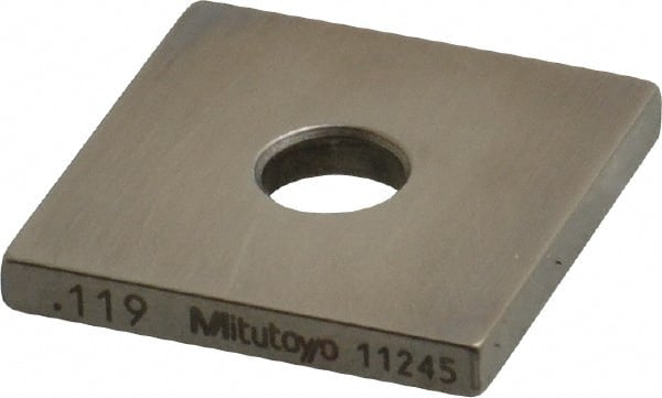 Square Steel Gage Block: 0.119