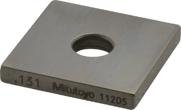 Square Steel Gage Block: 0.131