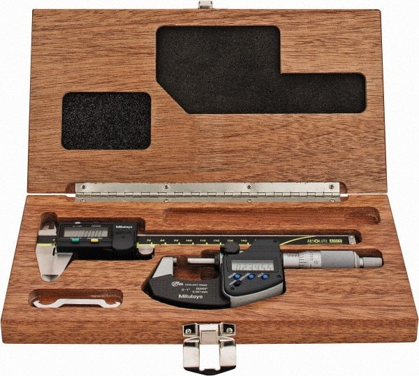 Machinist Caliper & Micrometer Kit: 4 pc, 0 to 6