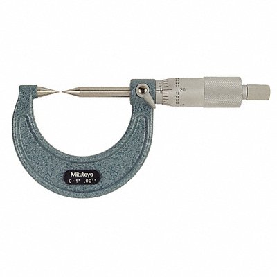 Point Micrometer 0-1 In 30 Deg Steel MPN:112-225