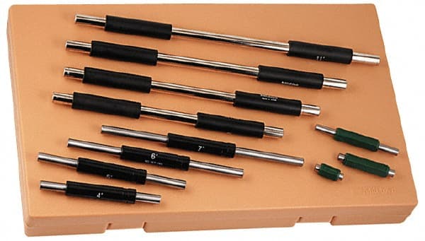 1 to 11 Inch Long, 11 Piece Micrometer Calibration Standard Set MPN:167-913