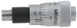 1/2 Inch, 1.14 Inch Thimble, 6.35mm Diameter x 0.6102 Inch Long Spindle, Mechanical Micrometer Head MPN:148-362