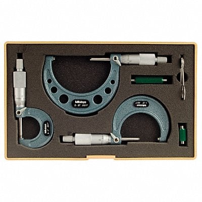 Micrometer Set 0-3 In 0.001 In 3Pc MPN:103-929