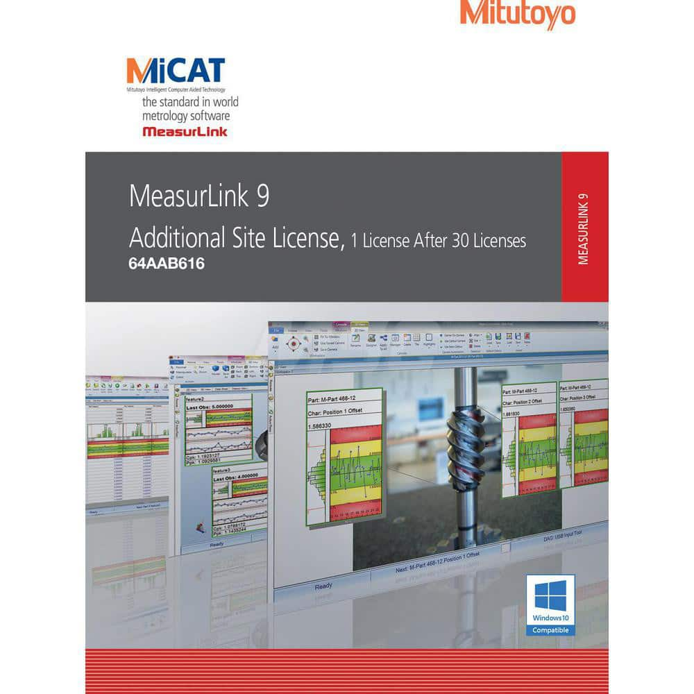 SPC Software, Software Type: Data Acquisition & Analysis, Data Collection , Operating System: Windows , SPC Equipment Type: Data Collector  MPN:64AAB845