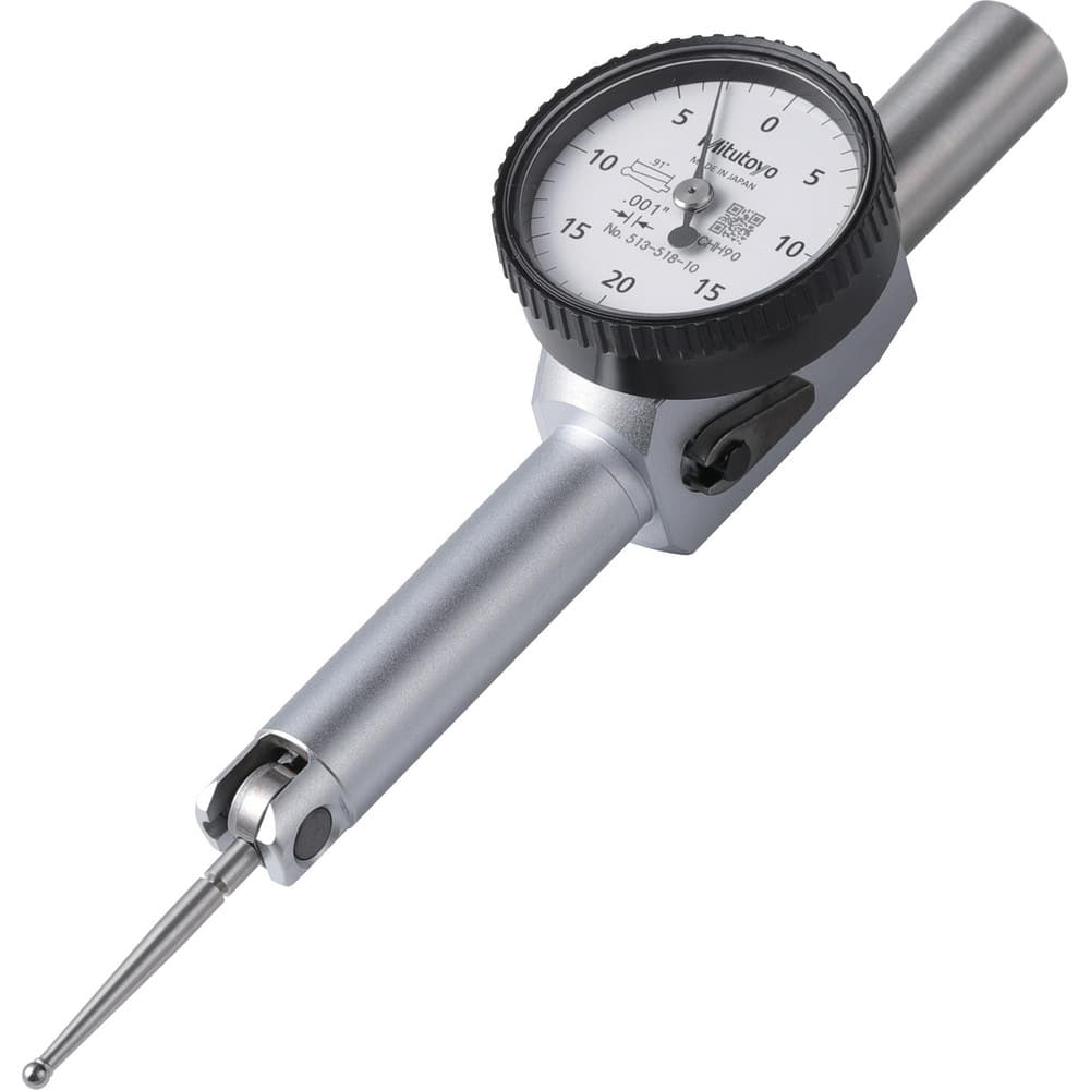 Dial Test Indicators, Indicator Style: Vertical , Bearing Type: Plain , Mount Type: Dovetail , Calibrated: No  MPN:513-515-10T