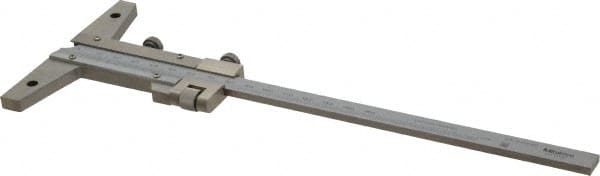 0 to 150mm Measurement Range, 260mm Rule Length, 4 Inch Base Length, Vernier Depth Gage MPN:527-101