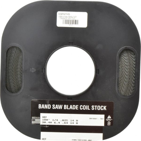 Band Saw Blade Coil Stock: 1/4