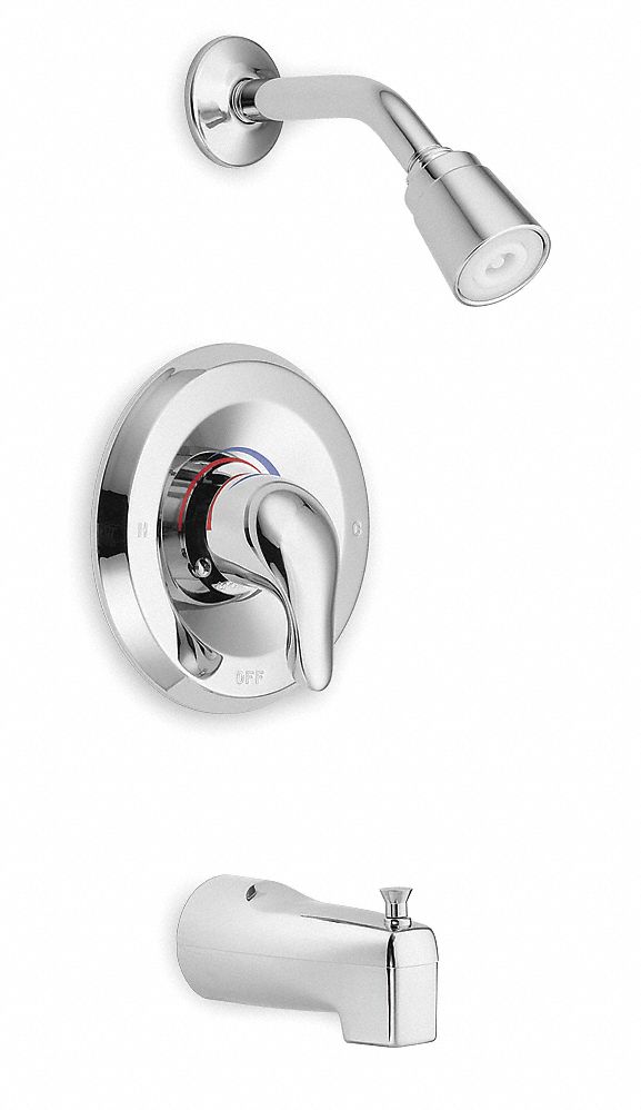 Shower and Tub Kit Moen Round Chrome MPN:L2353