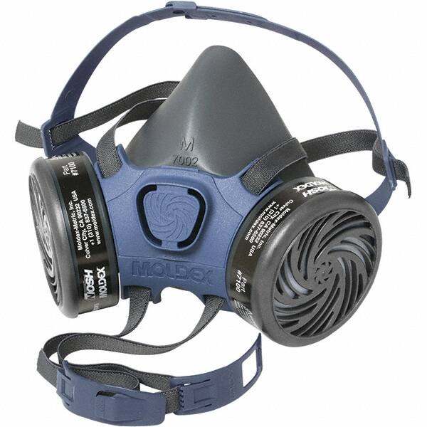 Half Facepiece Respirator with Cartridge: Small, Thermoplastic Elastomer, Bayonet MPN:7001