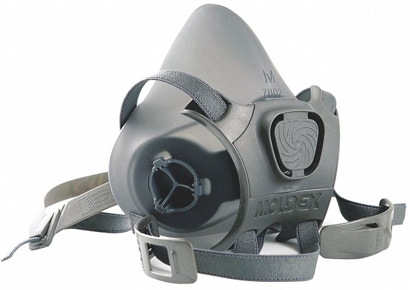 Half Mask Respirator Silicone Gray MPN:7801