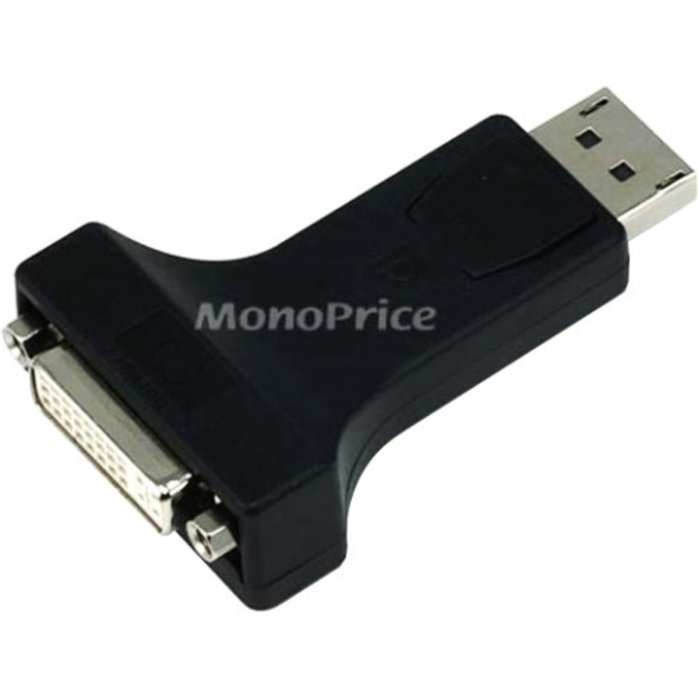 Monoprice - Display adapter - single link - DisplayPort (M) to DVI-D (F) (Min Order Qty 6) MPN:4827