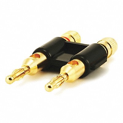 Banana Speaker Plugs Dual - Black MPN:2945