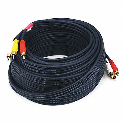 Triple RCA Dubbing Cable RG59U 50 ft. MPN:2181