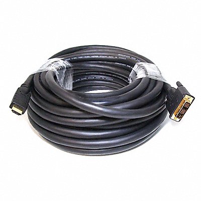 HDMI-DVI Cables Black 25 ft 22AWG MPN:2808