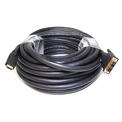 HDMI-DVI Cables Black 50 ft 22AWG MPN:2810