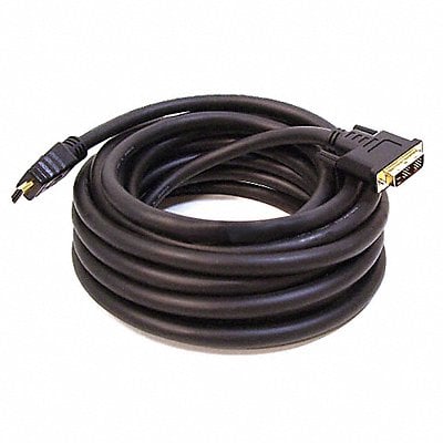 HDMI-DVI Cables Black 25 ft 26AWG MPN:2842