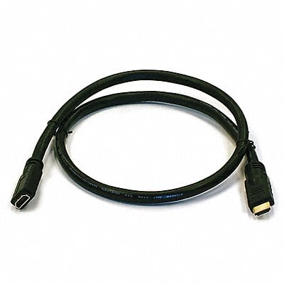 HDMI Extension Cable Black 3 ft 24AWG MPN:3341