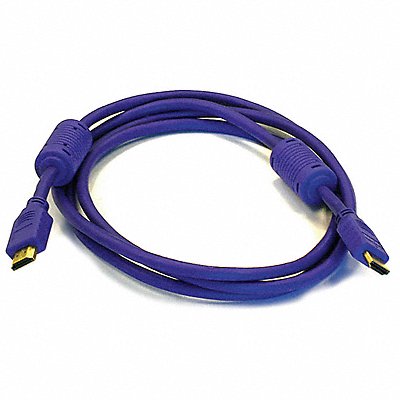 HDMI Cable High Speed Purple 6ft. 28AWG MPN:4025