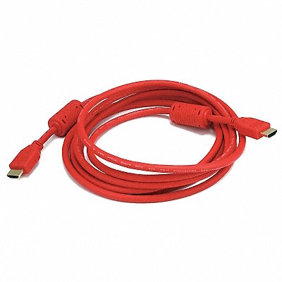 HDMI Cable High Speed Red 10ft. 28AWG MPN:4027