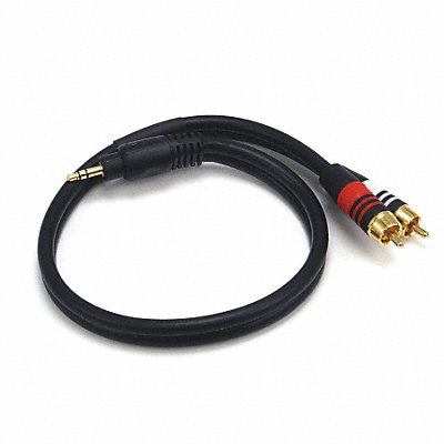 A/V Cable 3.5mm(M)/2 RCA(M) 1.5ft MPN:5596