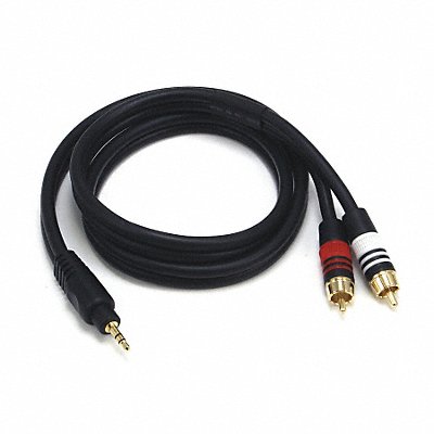 A/V Cable 3.5mm(M)/2 RCA(M) 3ft MPN:5597