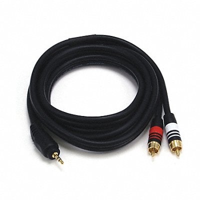 A/V Cable 3.5mm(M)/2 RCA(M) 6ft MPN:5598