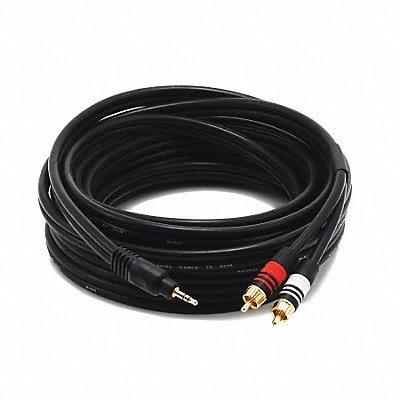 A/V Cable 3.5mm(M)/2 RCA(M) 25ft MPN:5601