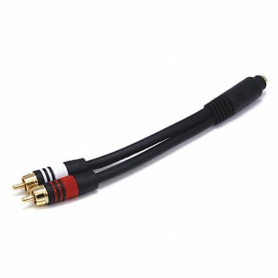 A/V Cable 3.5mm(F)/2 RCA(M) 6inch MPN:5612