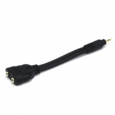 A/V Cable 3.5mm M/F x2 Ext Cble Blk 7in MPN:5614