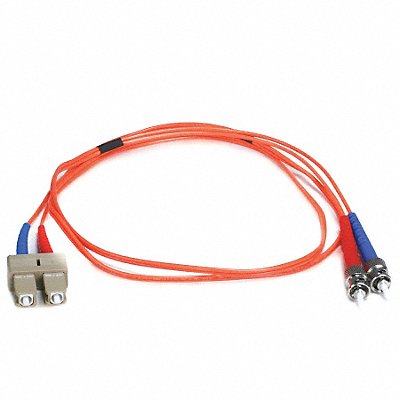 Fiber Cord Duplex SC ST 1m Orange MPN:2606