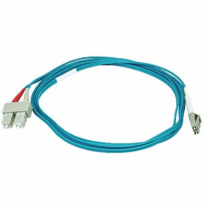 Fiber Cord Duplex LC SC 2m Aqua MPN:6391