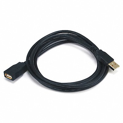 USB 2.0 Extension Cable 6 ft.L Black MPN:5433