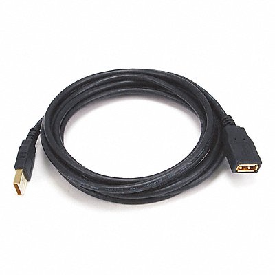 USB 2.0 Extension Cable 10 ft.L Black MPN:5434