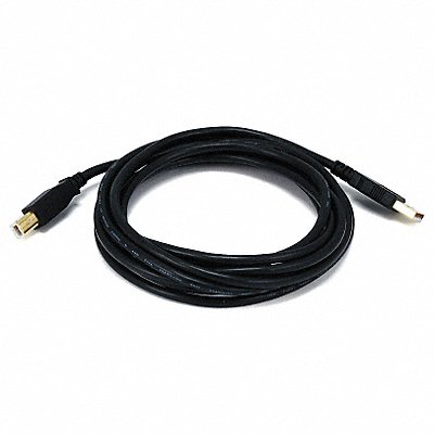 USB 2.0 Cable 10 ft.L Black MPN:5439