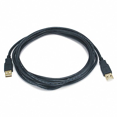 USB 2.0 Cable 6 ft.L Black MPN:5443