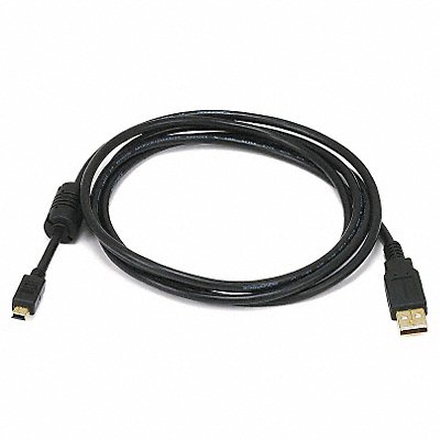 USB 2.0 Cable 3 ft.L Black MPN:5447