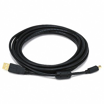 USB 2.0 Cable 15 ft.L Black MPN:5450