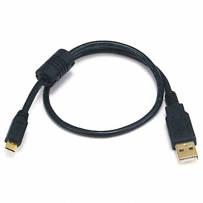 USB 2.0 Cable 1.5 ft.L Black MPN:5456