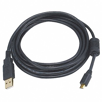 USB 2.0 Cable 10 ft.L Black MPN:5459