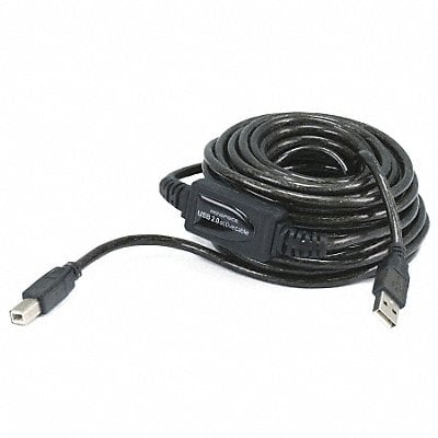 USB 2.0 Active Cable 33ft.L Black MPN:7531