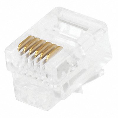 Plug Mod RJ12 6P6C Flat Stranded PK50 MPN:7270